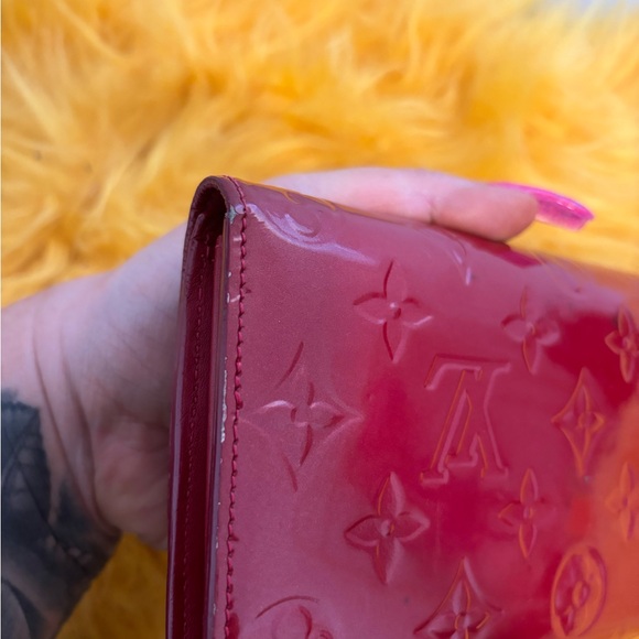 Authentic LV Monogram vernis red wallet ♥️ - Picture 8 of 12
